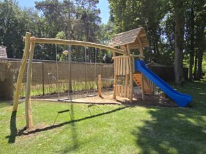 Robinia houten speelcombinatie Veldhoven